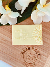 Load image into Gallery viewer, &quot;A Mother is like a.....&quot; rectangle stamp &amp; cutter
