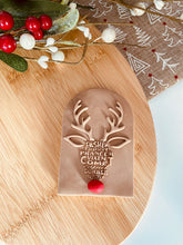 Load image into Gallery viewer, 8 Reindeer Raised Stamp
